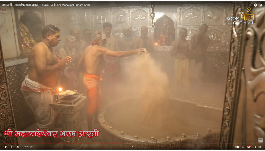 Hindu Shiva Mahakal Bhasm Aarti Sawan Somwar